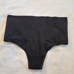Victoria's Secret small high waist thong black NEW